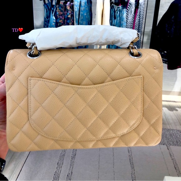 ❌SOLD❌✨Chanel beige Clair (S)  classic double flap (caviar) - Picture 5 of 7